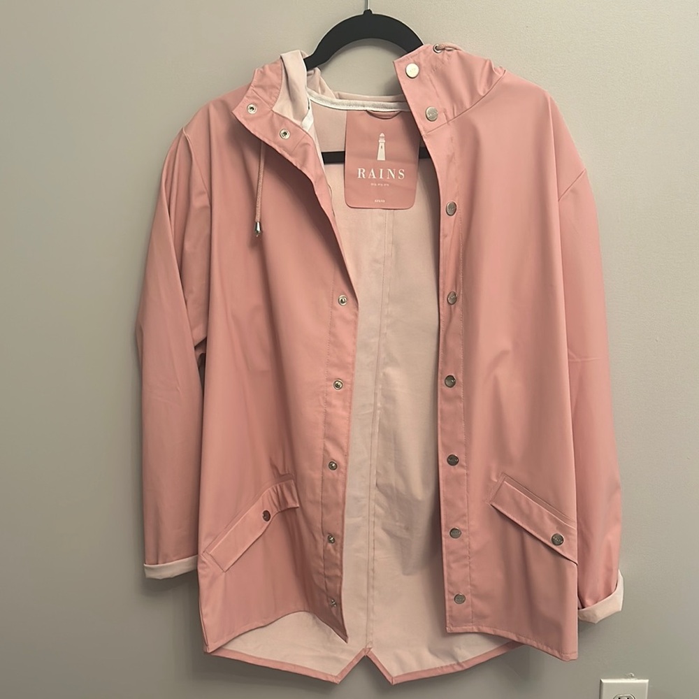 RAINS Pink Raincoat